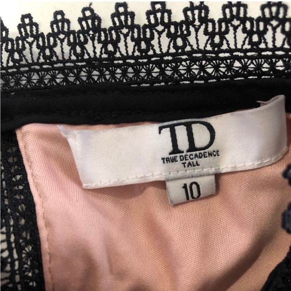 TAVE DECADENCE dress cream & black open back - Picture 12 of 16